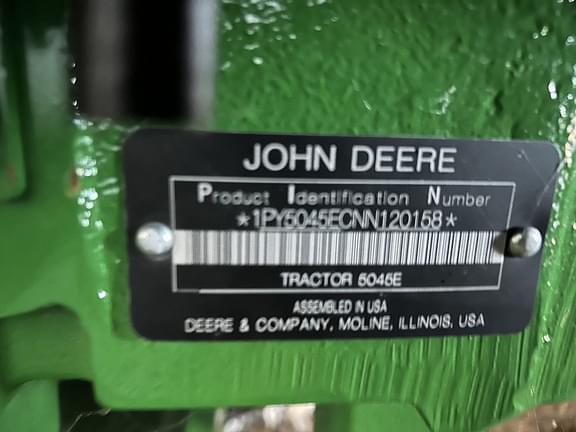 Image of John Deere 5045E equipment image 1