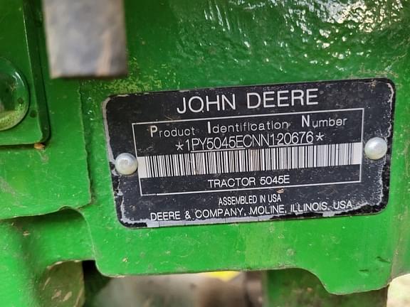 Image of John Deere 5045E equipment image 1