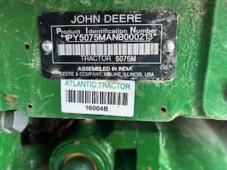 Image of John Deere 5075M equipment image 4