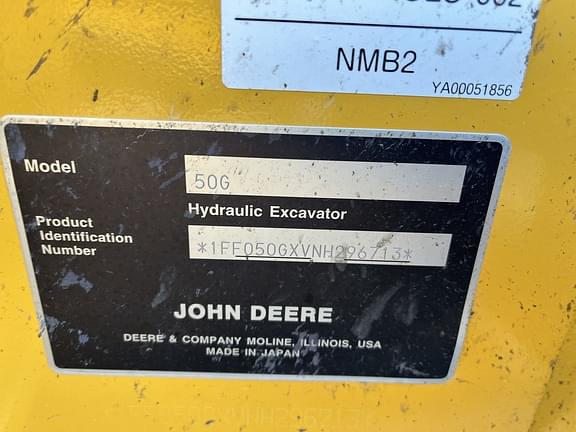 Image of John Deere 50G equipment image 4