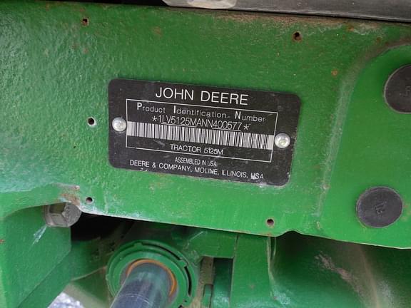 Image of John Deere 5125M equipment image 1