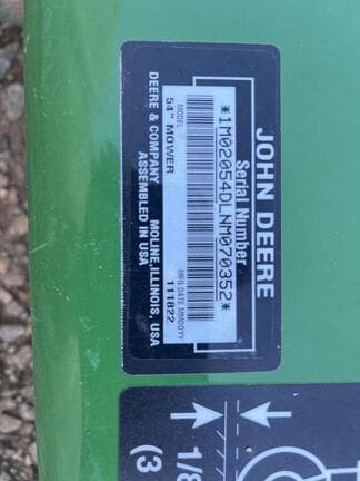 Image of John Deere 54D equipment image 2