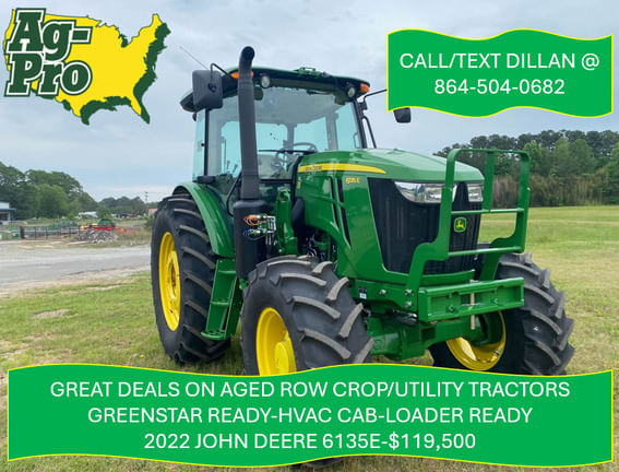 2022 John Deere 6135E Equipment Image0