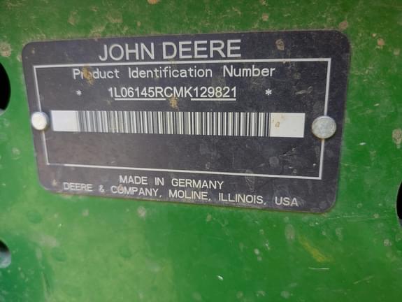 Image of John Deere 6145R equipment image 3