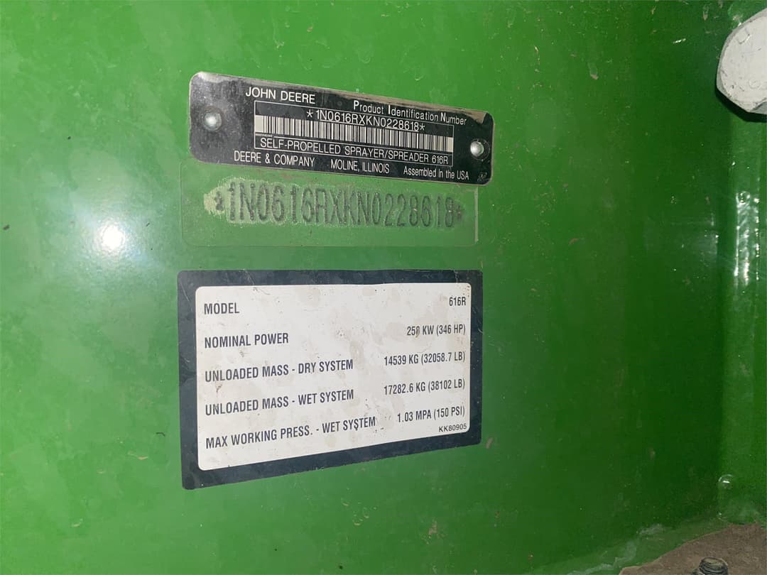 Image of John Deere 616R Image 1