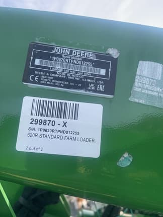 Image of John Deere 620R equipment image 2