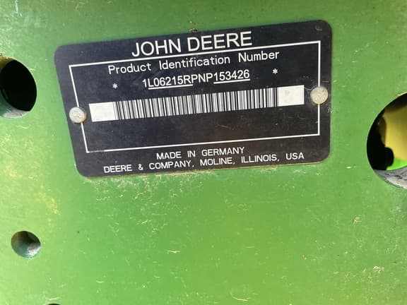 Image of John Deere 6215R equipment image 1