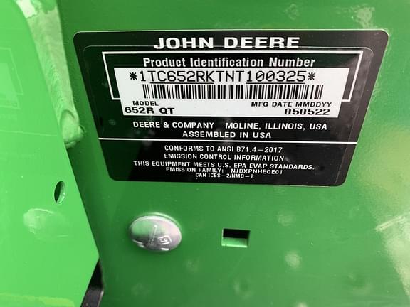 Image of John Deere 652R equipment image 2