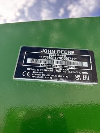 Image of John Deere 660R Primary Image