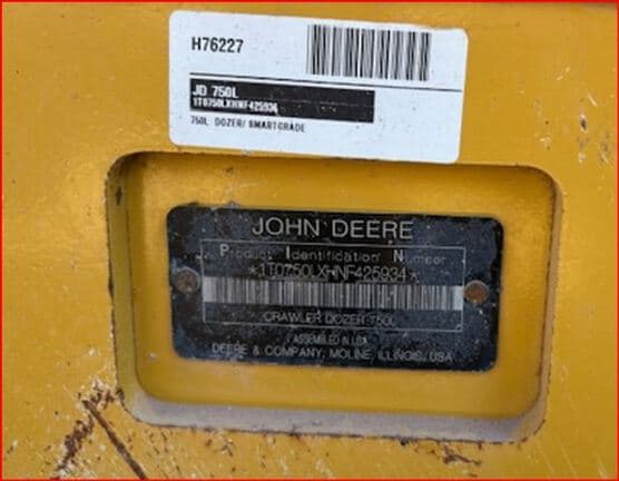 Image of John Deere 750L equipment image 4