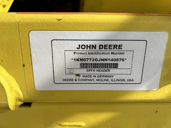 Image of John Deere 772 equipment image 2