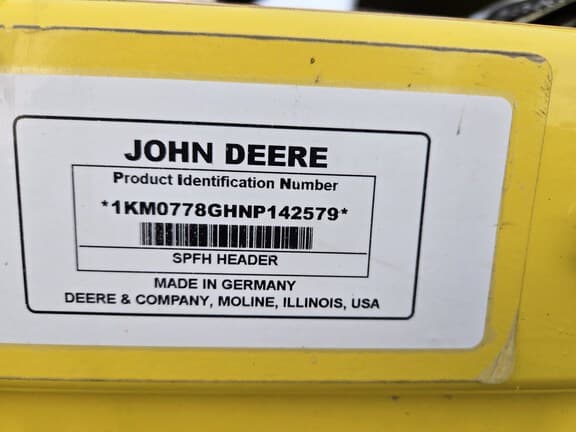 Image of John Deere 778 equipment image 4