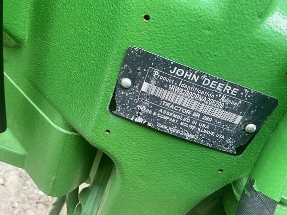 Image of John Deere 8R 280 equipment image 1