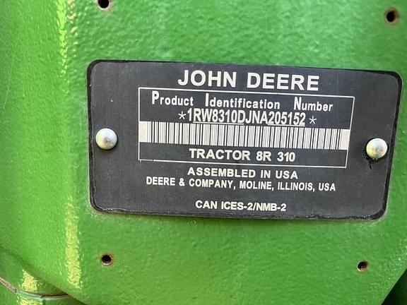 Image of John Deere 8R 310 Primary image