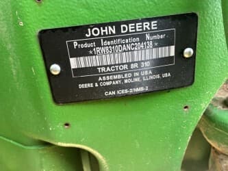 Image of John Deere 8R 310 equipment image 1