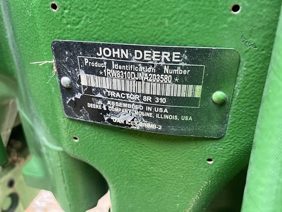 Image of John Deere 8R 310 equipment image 1