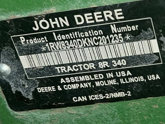 Image of John Deere 8R 340 equipment image 3