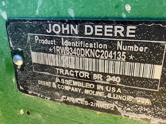 Image of John Deere 8R 340 equipment image 4