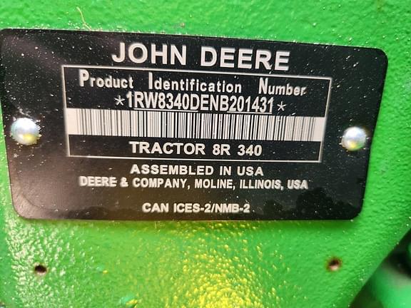 Image of John Deere 8R 340 equipment image 2