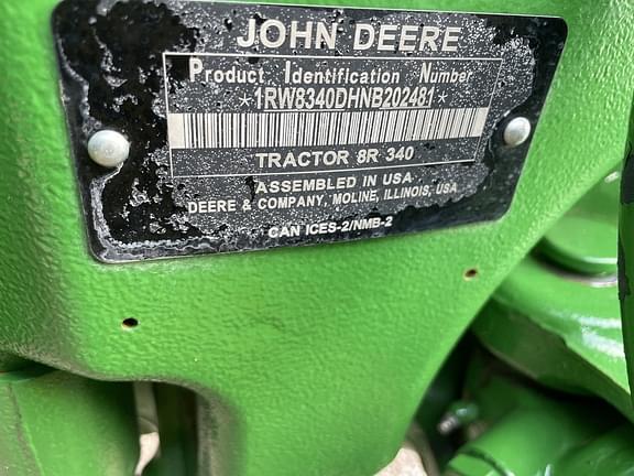 Image of John Deere 8R 340 equipment image 1