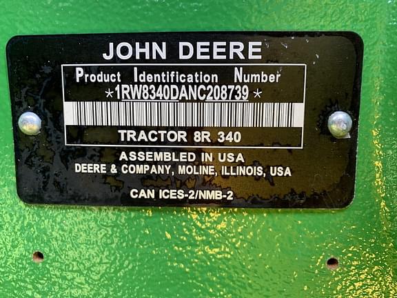 Image of John Deere 8R 340 equipment image 1