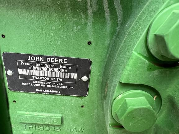 Image of John Deere 8R 370 equipment image 3