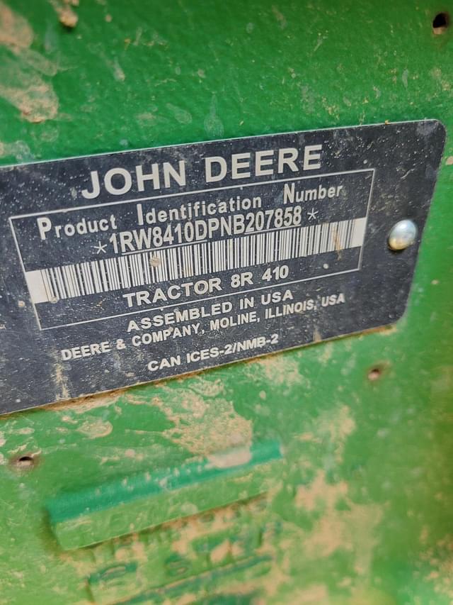 Image of John Deere 8R 410 equipment image 1