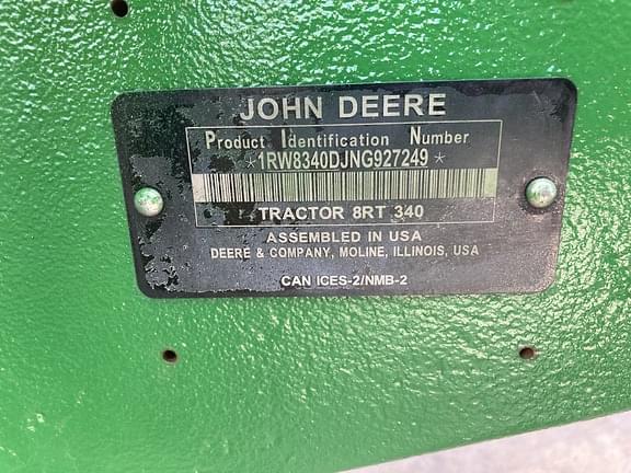 Image of John Deere 8RT 340 equipment image 1