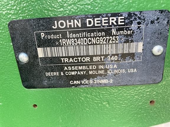 Image of John Deere 8RT 340 equipment image 1