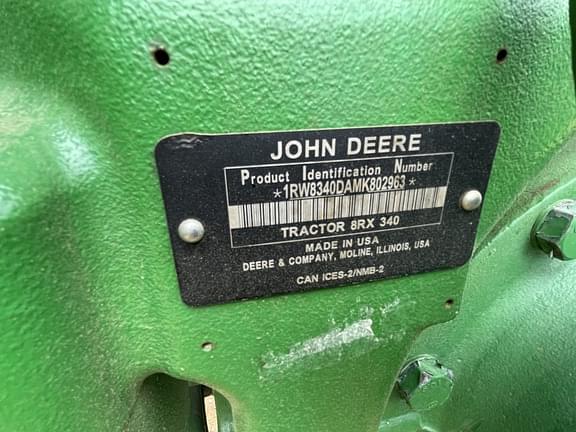 Image of John Deere 8RX 340 equipment image 2