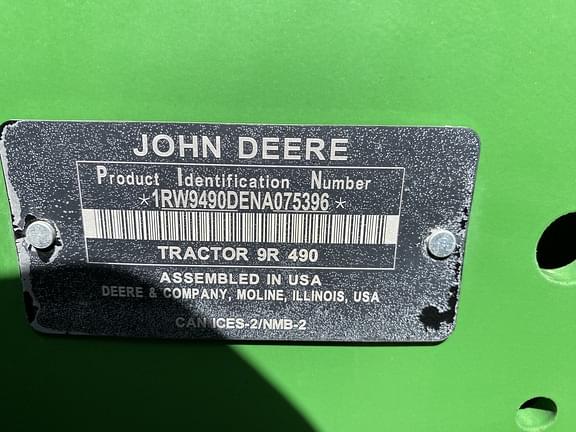 Image of John Deere 9R 490 equipment image 4
