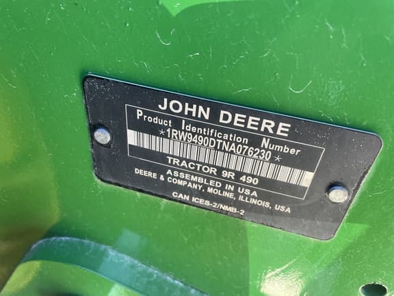 Image of John Deere 9R 490 equipment image 4