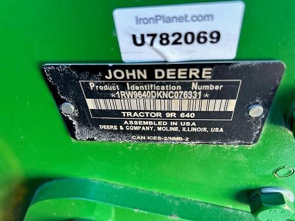 Image of John Deere 9R 640 equipment image 4