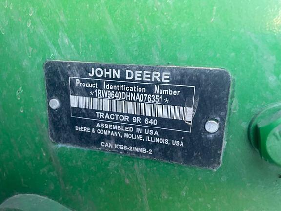 Image of John Deere 9R 640 equipment image 4