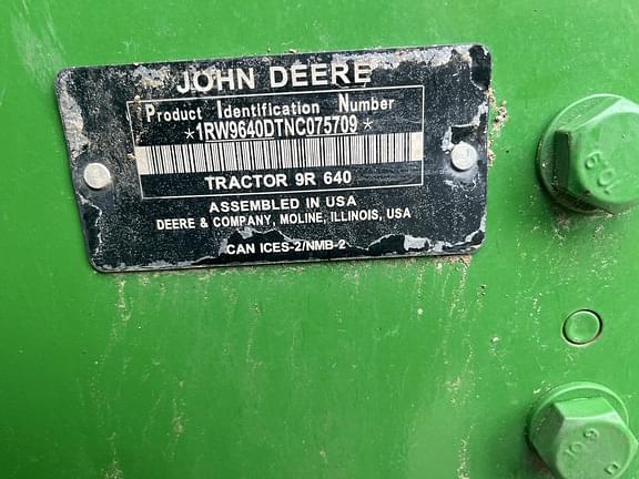 Image of John Deere 9R 640 equipment image 1