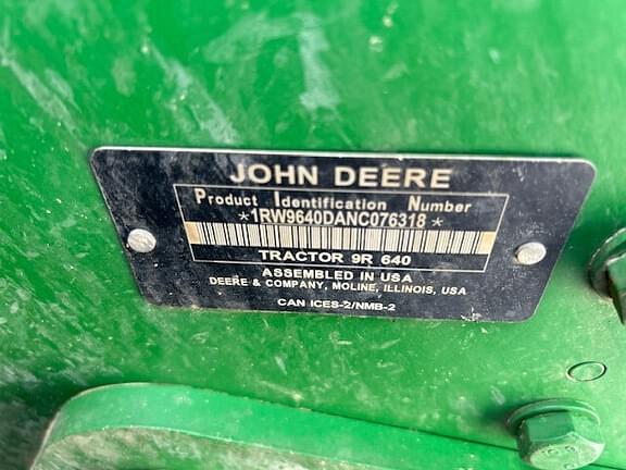 Image of John Deere 9R 640 equipment image 4