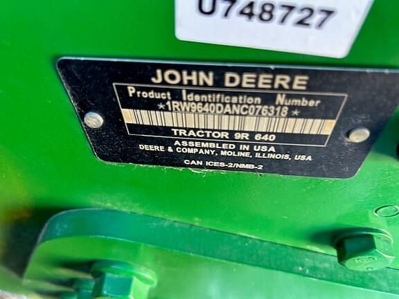 Image of John Deere 9R 640 equipment image 4