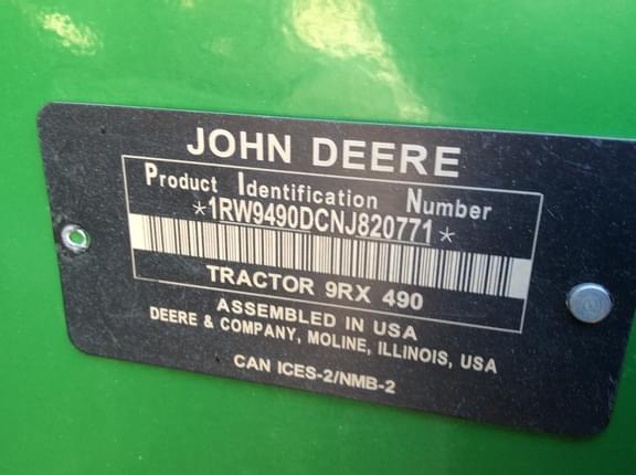 Image of John Deere 9RX 490 equipment image 4