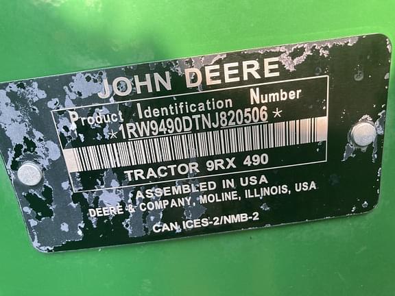 Image of John Deere 9RX 490 equipment image 1