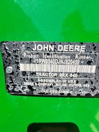 Image of John Deere 9RX 540 equipment image 1