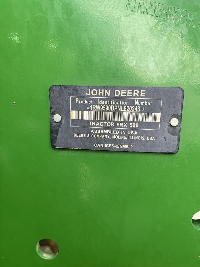 Image of John Deere 9RX 590 equipment image 1