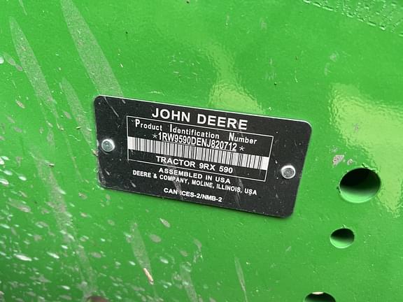 Image of John Deere 9RX 590 equipment image 1