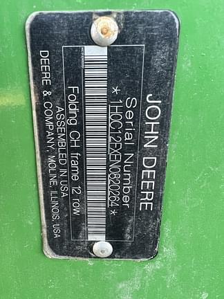 Image of John Deere C12F equipment image 4