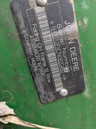 Image of John Deere C12F equipment image 4