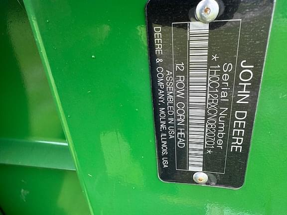 Image of John Deere C12R equipment image 3