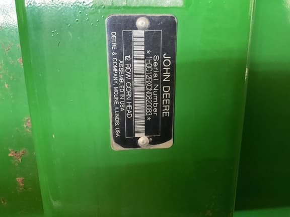 Image of John Deere C12R equipment image 1