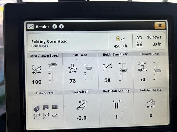 Image of John Deere C16F equipment image 4