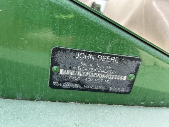 Image of John Deere C400 equipment image 2
