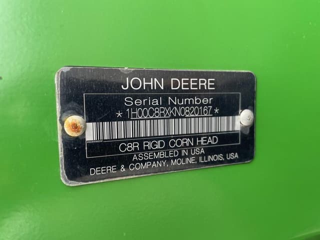 Image of John Deere C8R equipment image 1