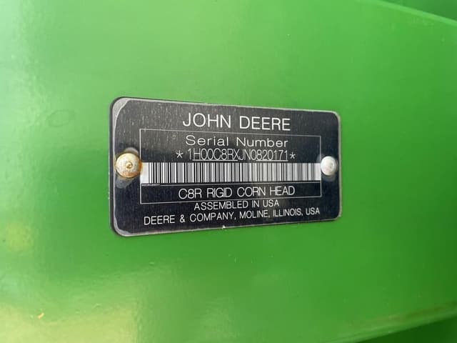 Image of John Deere C8R equipment image 1